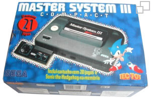 TecToy Master System III Compact Sonic the Hedgehog / 20em1 Box [Brazil]