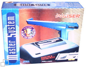 TecToy Master System III Compact Hang-On / Safari Hunt / Lightphaser / Bart vs. The World Lightphaser Box [Brazil]