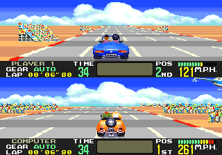 Out Runners (Mega Drive / Genesis) OutRunners