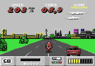 Out Run Europa (C64) OutRun Europa