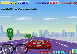 Turbo Out Run (Marty FM-Towns) Turbo OutRun