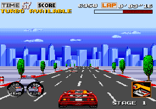 Turbo Out Run (Mega Drive / Genesis) Turbo OutRun